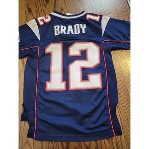 Reebok Tom Brady New England PATRIOTS NFL Football Jersey Youth Small 8 Boy